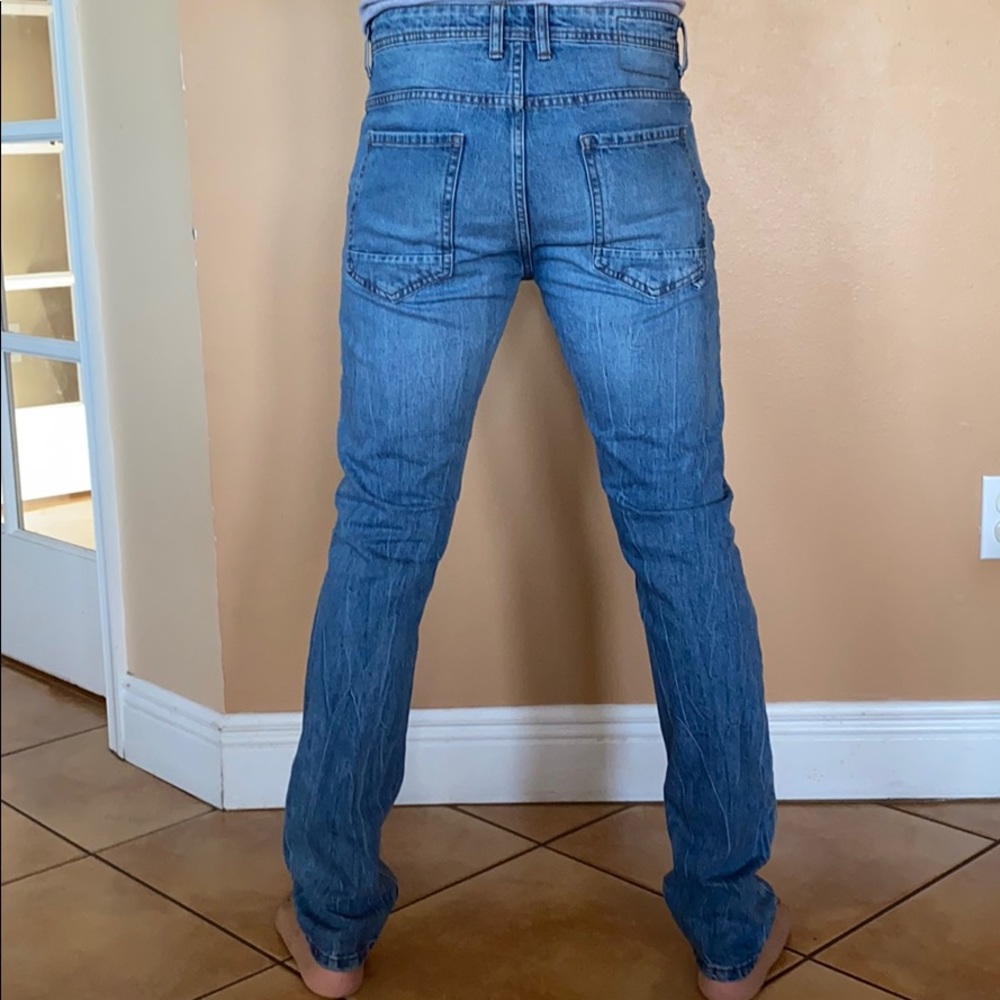 Medium Wash Skinny Jeans - Picture 2 of 5
